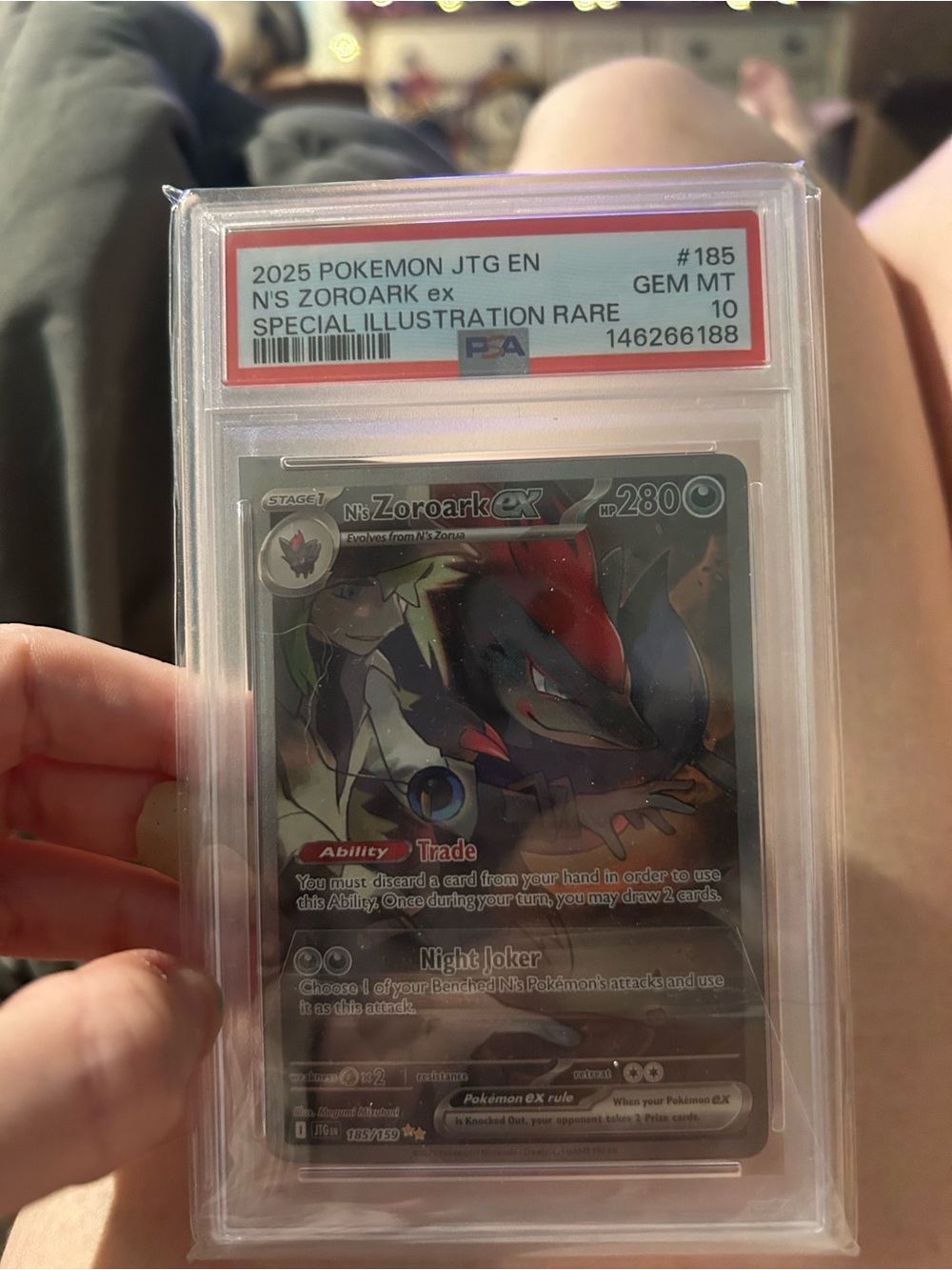 Pokemon Zoroark ex Special Illustration Rare - Black, Red